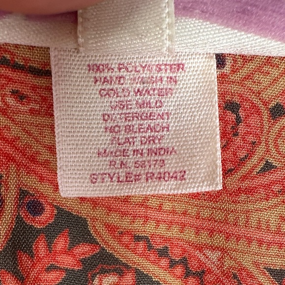 Anthropologie Boemo Coral Pink Tiered Maxi Dress Long Sleeve Boho Size S - Picture 4 of 12